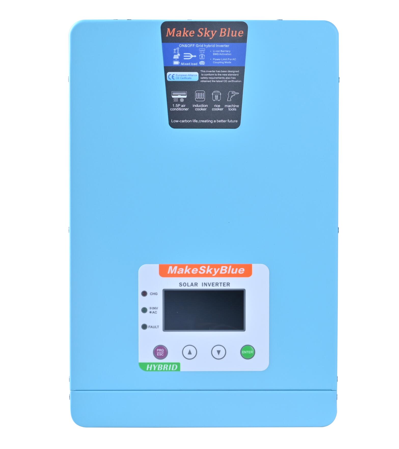 3KW 48V Hybrid Pure Sine Wave MPPT Solar Inverter, 48V DC to 240V AC, Off Grid Tie
