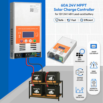 60A MPPT太阳能充电控制器