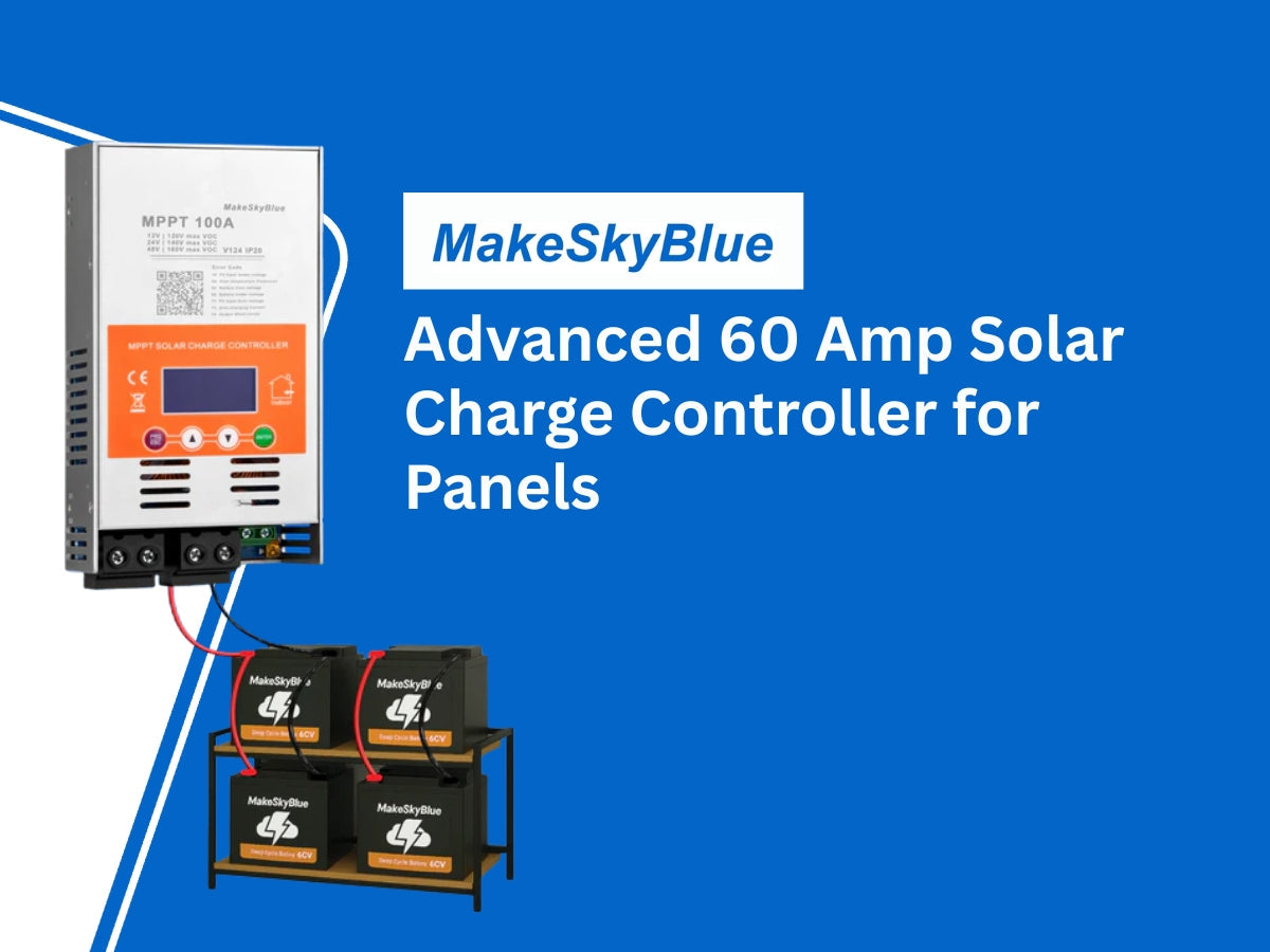 Advanced 60 Amp Solar Charge Controller for Panels