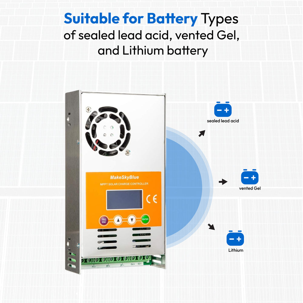 72V 30A Wifi MPPT Solar Charge Controller for 2200W PV Solar Panels