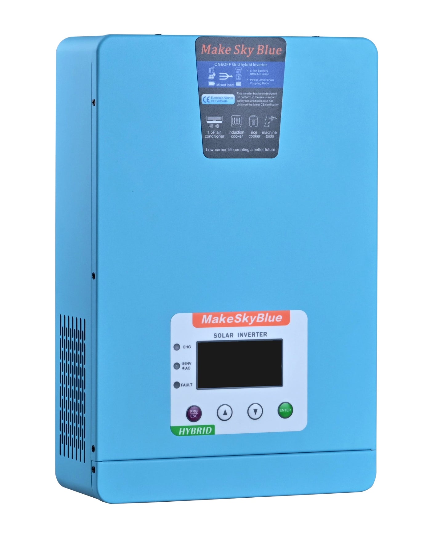 3KW Pure Sine Wave MPPT Solar Inverter, 24V DC to 220V AC, Off&On Grid ...