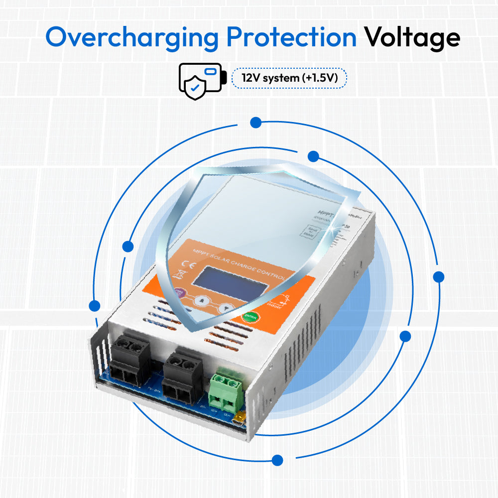 Newest 60A 24V MPPT Solar Charge Controller w/Cloud service for 24V Li-NMC and LifePO4 Lithium battery V125 PV Start ON&BMS Activation
