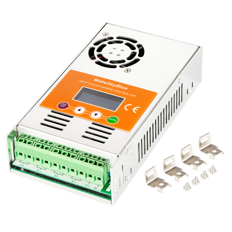60A 12V MPPT Solar Charge Controller w/Wifi for 12V Li-NMC and LifePO4  Lithium battery PV Start ON&BMS Activation V121